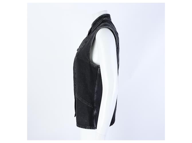 Chaleco vaquero Chanel Negro - vista 2