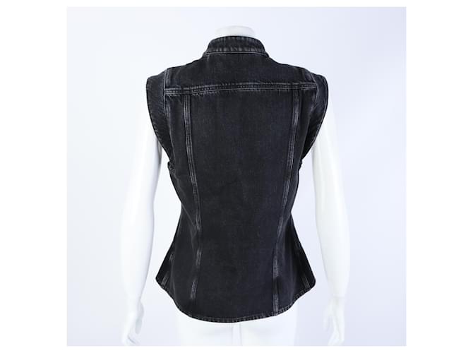 Chaleco vaquero Chanel Negro - vista 3