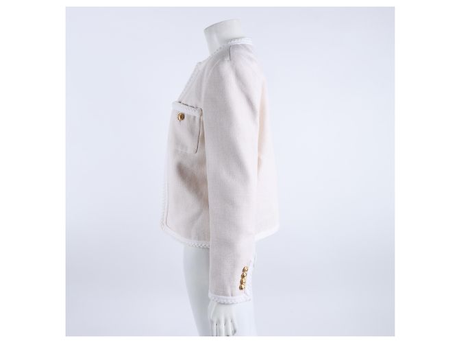 Céline Celine Seidenjacke Weiß - Ansicht 2