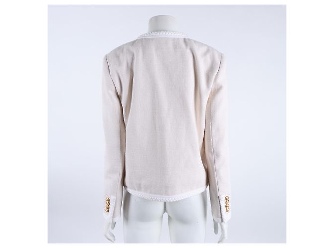 Céline Celine Seidenjacke Weiß - Ansicht 3