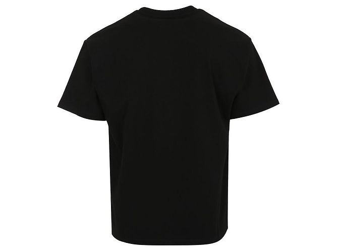 Céline Besticktes Baumwoll-Jersey-T-Shirt Schwarz - Ansicht 3