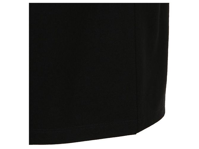 Céline Besticktes Baumwoll-Jersey-T-Shirt Schwarz - Ansicht 6