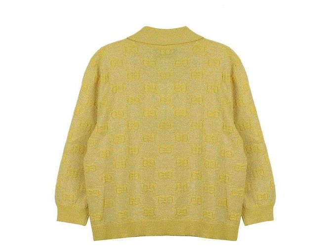Gucci Punto de lana Amarillo - vista 4