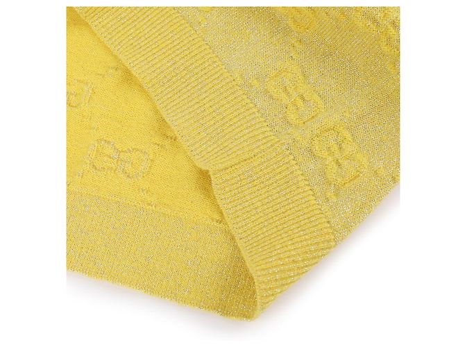 Gucci Punto de lana Amarillo - vista 8