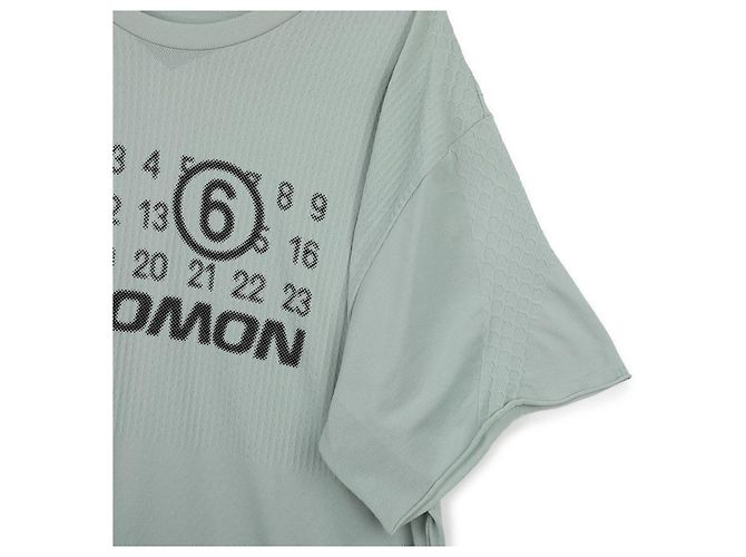 Maison Martin Margiela Nahtloses T-Shirt Grün - Ansicht 6