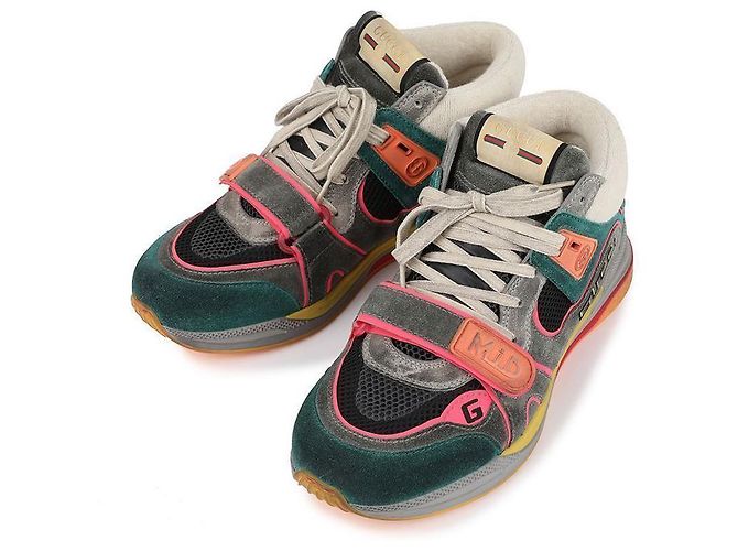 Gucci Ultra Face Mid-Top Sneakers - view 3