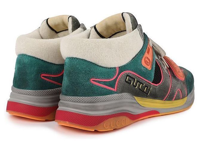 Gucci Ultra Face Mid-Top Sneakers - view 8