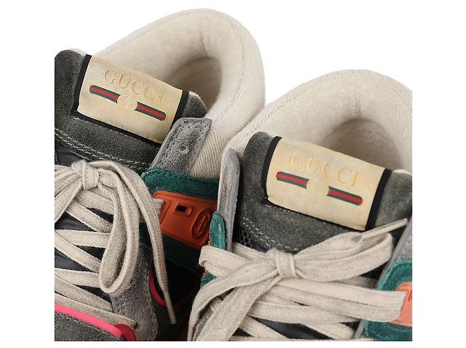 Gucci Ultra Face Mid-Top Sneakers - view 9