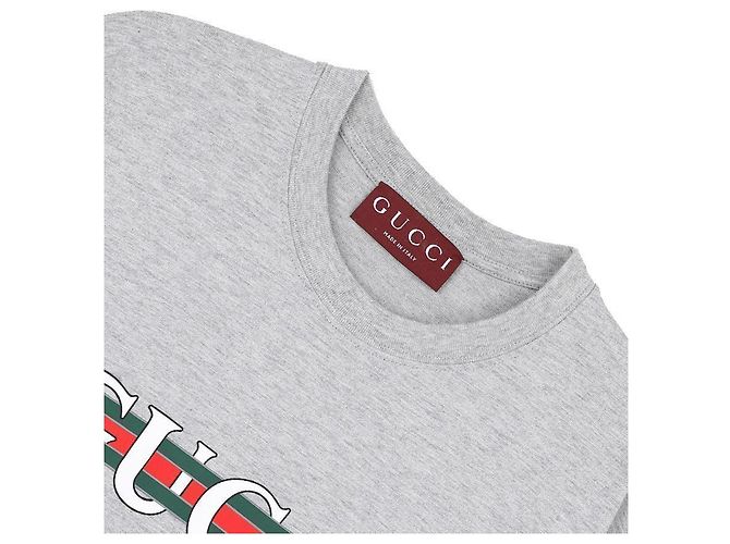 Gucci Camiseta de jersey de algodón con detalle impreso: - vista 5