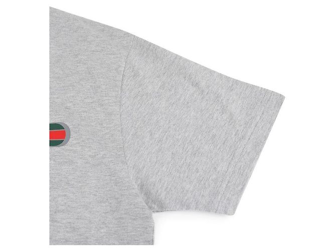 Gucci Camiseta de jersey de algodón con detalle impreso: - vista 7