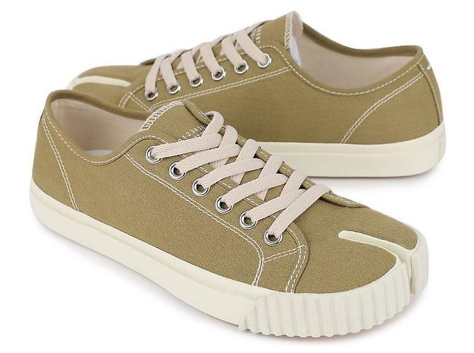 Maison Martin Margiela Tênis Tabi para homens Verde - vista 5