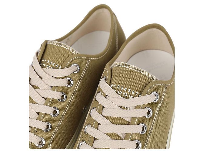 Maison Martin Margiela Tênis Tabi para homens Verde - vista 9