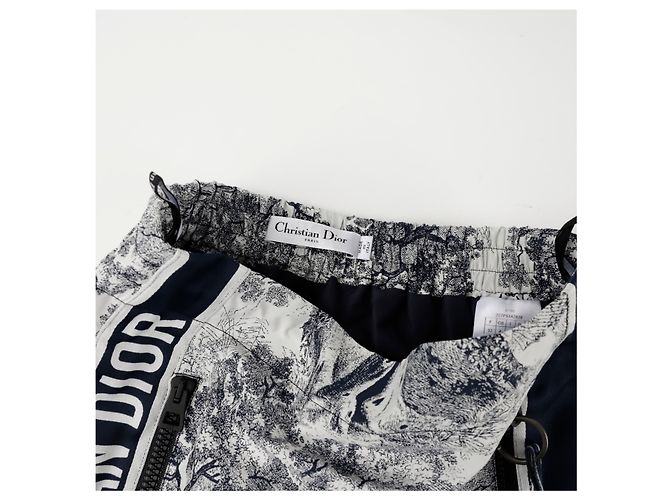 Dior Riviera Toile de Jouy Rockhose Größe Blau - Ansicht 11