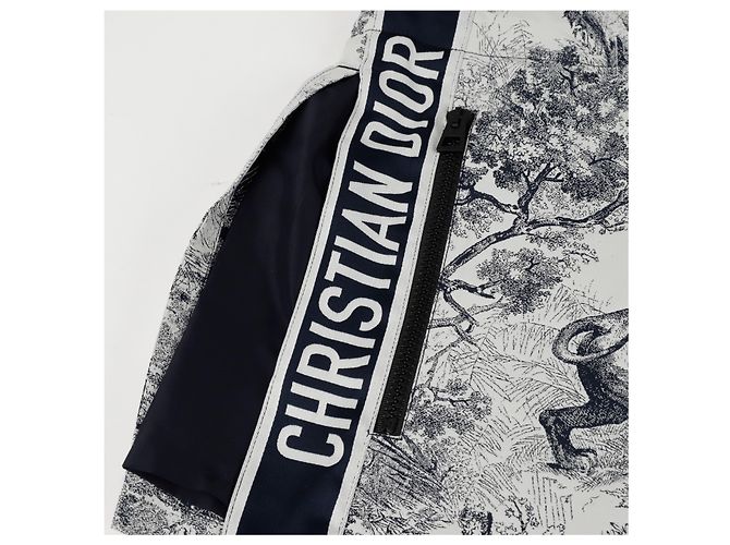 Dior Riviera Toile de Jouy Rockhose Größe Blau - Ansicht 5