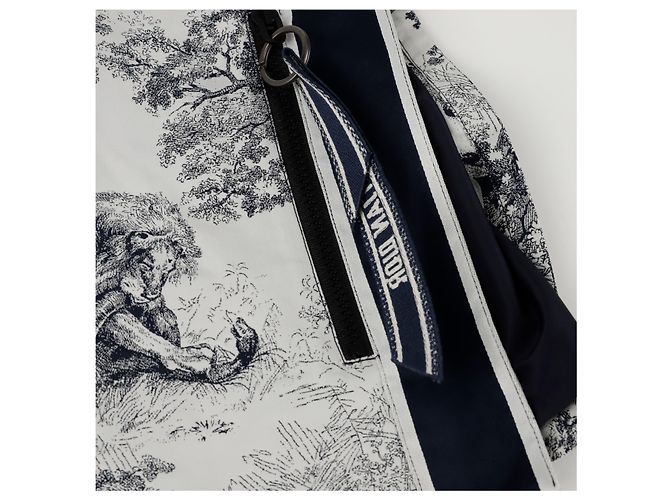 Dior Riviera Toile de Jouy Rockhose Größe Blau - Ansicht 7