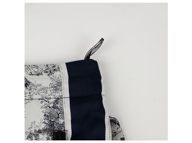 Dior Riviera Toile de Jouy Rockhose Größe Blau - Ansicht 8