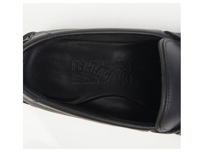 Salvatore Ferragamo Mocassino con stringhe Nero - vista 11