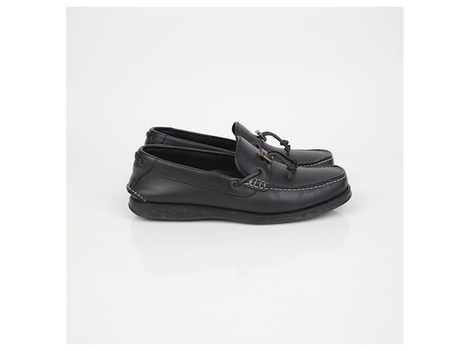 Salvatore Ferragamo Mocassino con stringhe Nero - vista 2