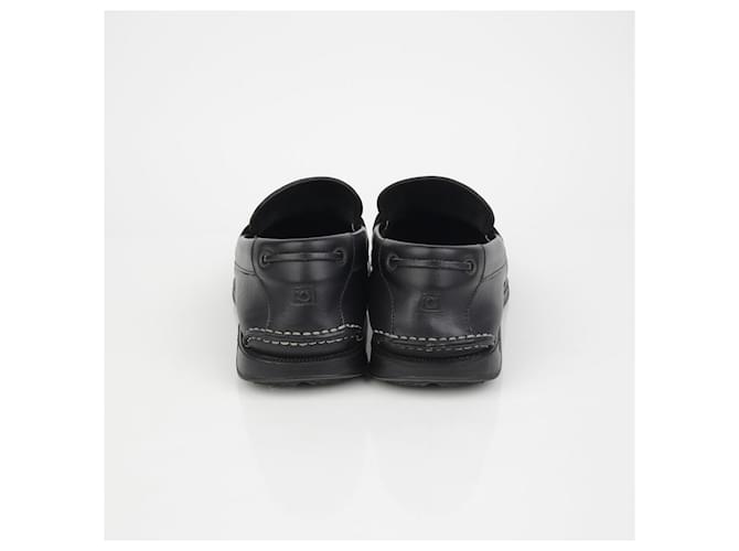 Salvatore Ferragamo Mocassino con stringhe Nero - vista 5