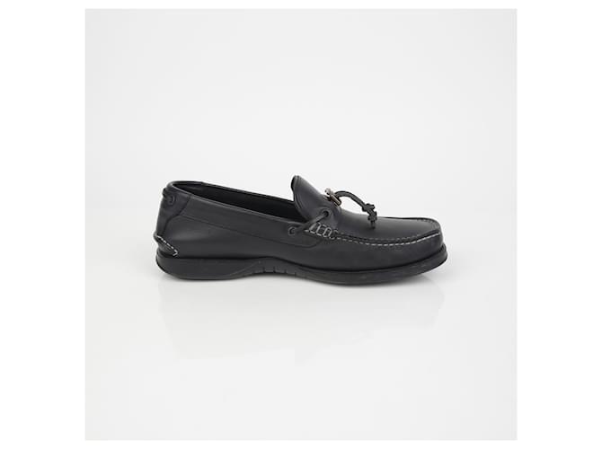 Salvatore Ferragamo Mocassino con stringhe Nero - vista 7