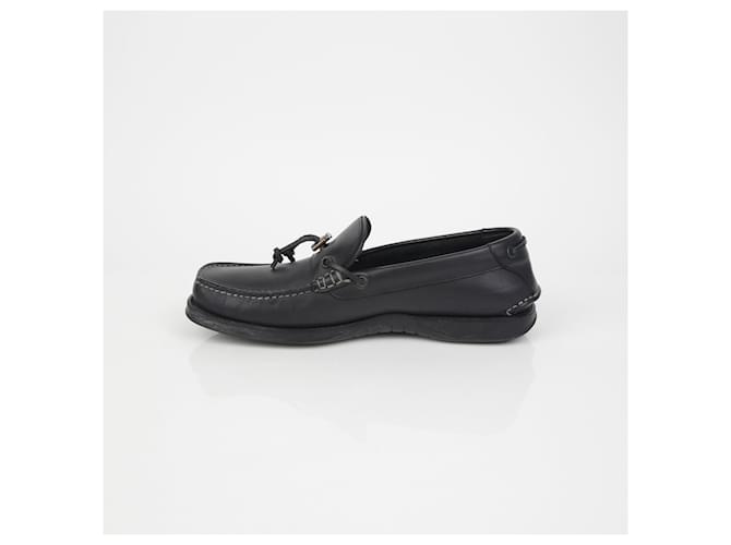 Salvatore Ferragamo Mocassino con stringhe Nero - vista 8