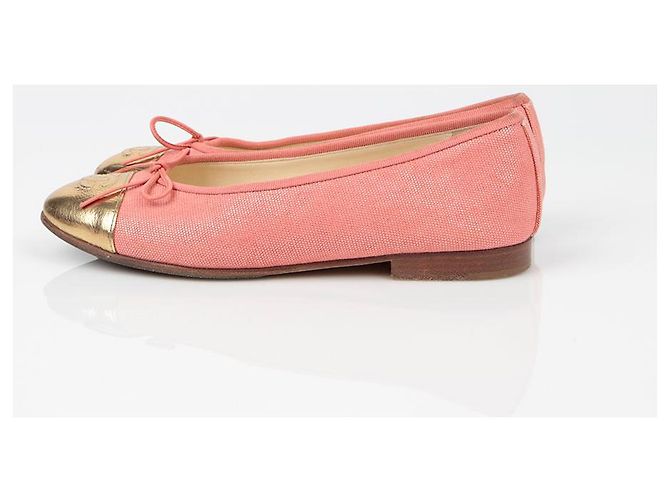 Chanel Zweifarbige Ballerina-Flats Größe - Ansicht 4