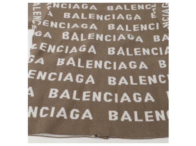 Balenciaga Logo Cardigan Größe Braun - Ansicht 11