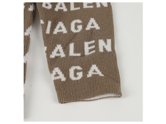 Balenciaga Logo Cardigan Größe Braun - Ansicht 8