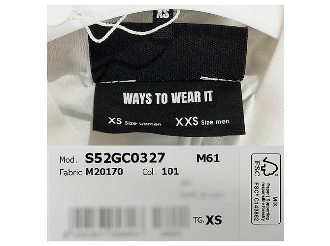 Maison Martin Margiela T-shirt a maniche corte con logo numero Bianco - vista 16