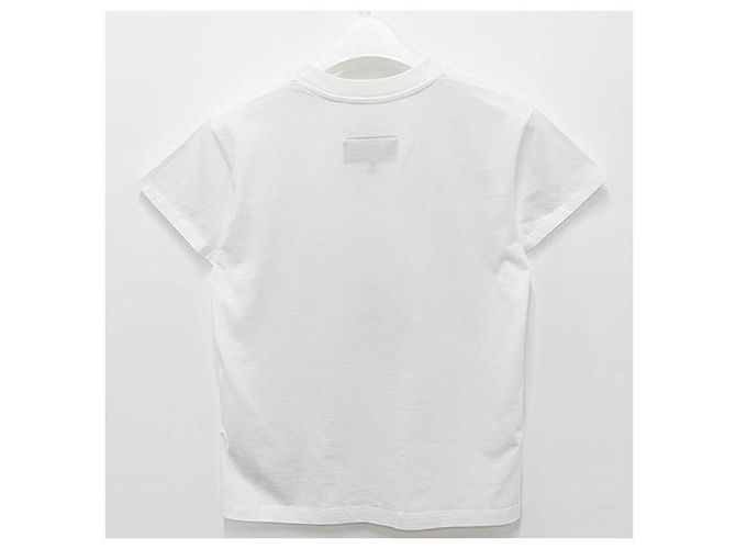 Maison Martin Margiela T-shirt a maniche corte con logo numero Bianco - vista 2