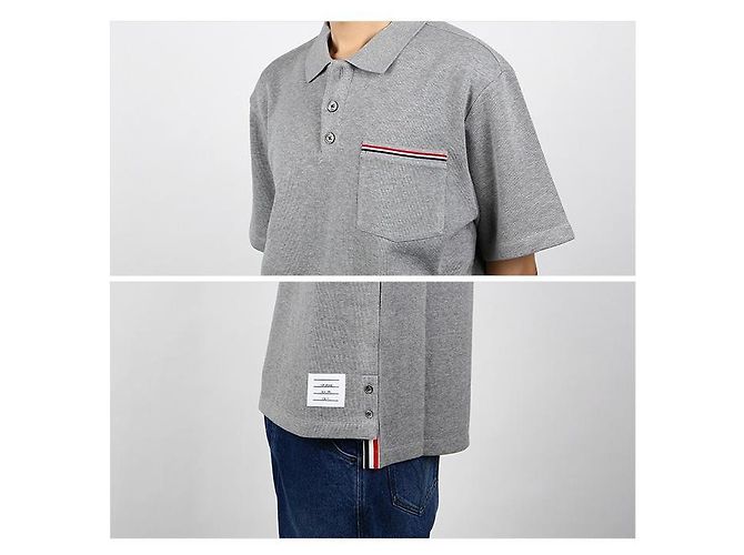 Thom Browne Polo mit kurzen Ärmeln Braun - Ansicht 9