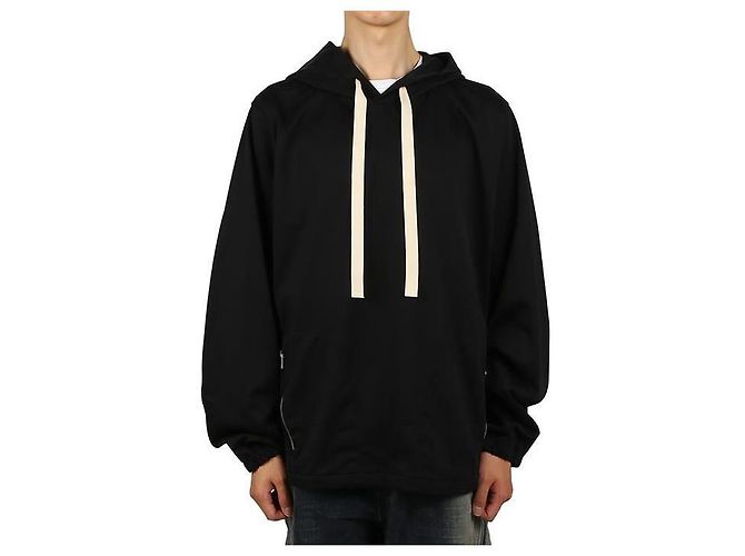 Jil Sander Technischer Baumwoll-Hoodie Schwarz - Ansicht 8