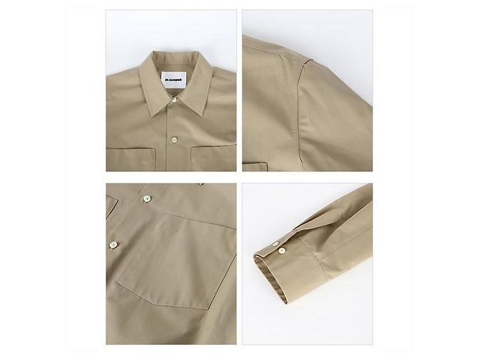 Jil Sander Camisa Marrom - vista 4