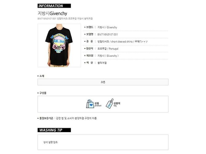 Givenchy World Tour T-Shirt Black - view 15
