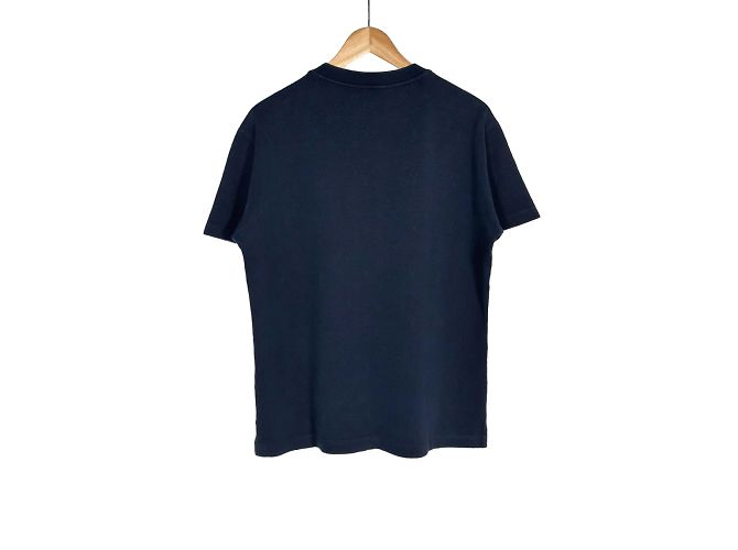 Louis Vuitton T-shirt a maniche corte con tasca Monogram Signature Navy Blu - vista 4