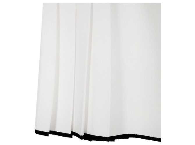 Falda mini plisada Milano Stitch para mujer Thom Browne blanca Blanco - vista 5
