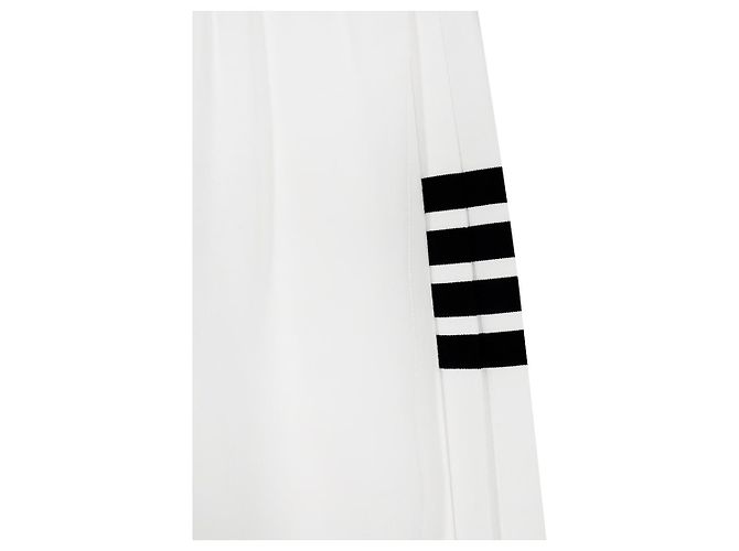 Falda mini plisada Milano Stitch para mujer Thom Browne blanca Blanco - vista 7