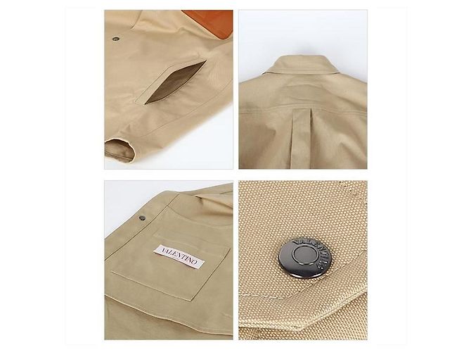 Valentino Giacca Camicia Garavani Marrone - vista 11