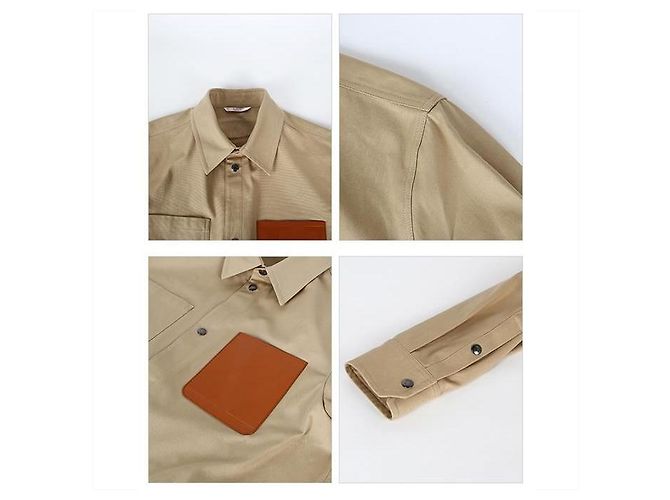 Valentino Giacca Camicia Garavani Marrone - vista 4
