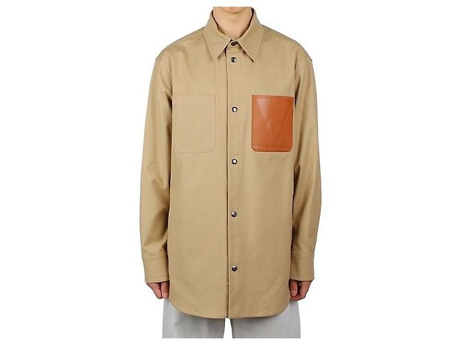 Valentino Giacca Camicia Garavani Marrone - vista 7