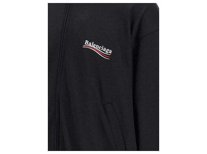 Balenciaga Reißverschlussjacke Schwarz - Ansicht 7
