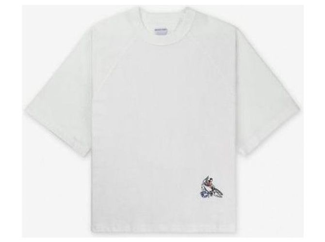 Bottega Veneta Camiseta de manga corta de jersey de algodón suave Blanco - vista 4