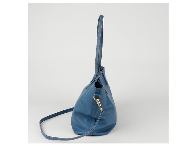 Prada Bolso de Hombro Saffiano Azul - vista 3