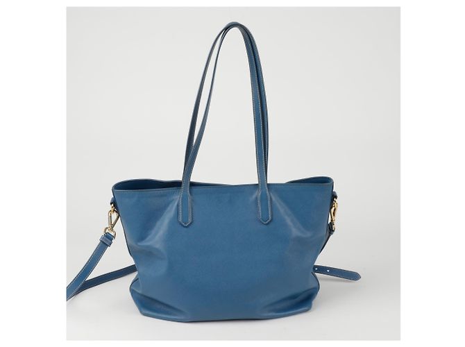 Prada Bolso de Hombro Saffiano Azul - vista 4