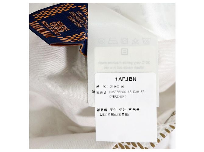 Louis Vuitton Giacca Camicia Oversize in Cotone Nylon Monogramma Damier per Uomo di Lusso Biard Marrone - vista 15