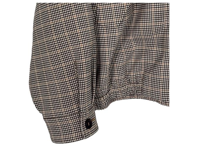 Miu Miu Oversized Woll-Bomberjacke Braun - Ansicht 8