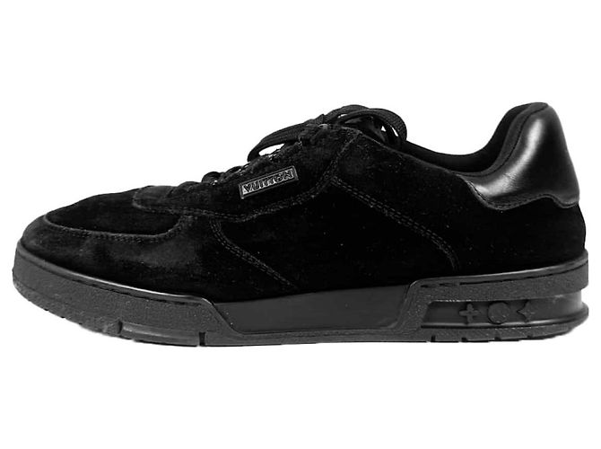 Louis Vuitton Sneakers basse in suede di LV per uomo nere Marrone - vista 2