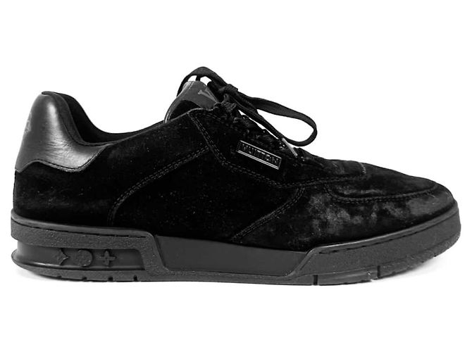 Louis Vuitton Sneakers basse in suede di LV per uomo nere Marrone - vista 5