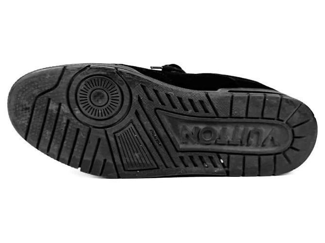 Louis Vuitton Sneakers basse in suede di LV per uomo nere Marrone - vista 9
