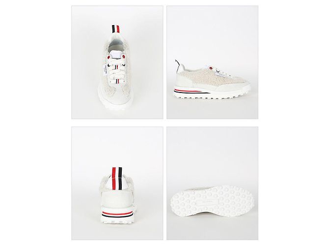 Thom Browne Tech Runner Shearling Sneakers - view 2